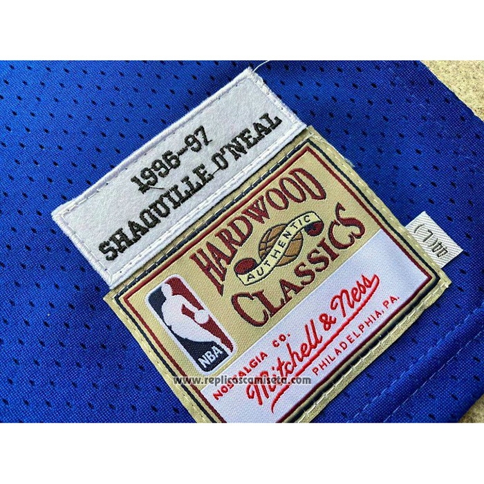 Camiseta Los Angeles Lakers Shaquille O'Neal #34 Retro 1996-97 Azul